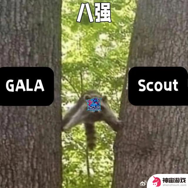 Scout和Gala联手斩获胜利，成功晋级八强，Showmaker被迫参加军训